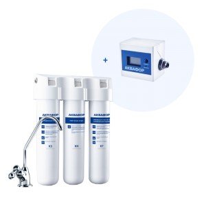 Проточная система Аквафор Кристалл Н + Индикатор ресурса